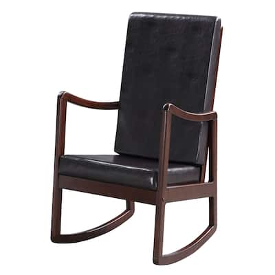 Contemporary Rocking Chair with Armrest for Stylish and Comfortable Seating Experience