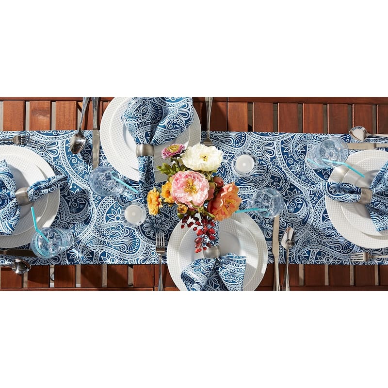 DII Anchors Print Outdoor Table Runner 14x72