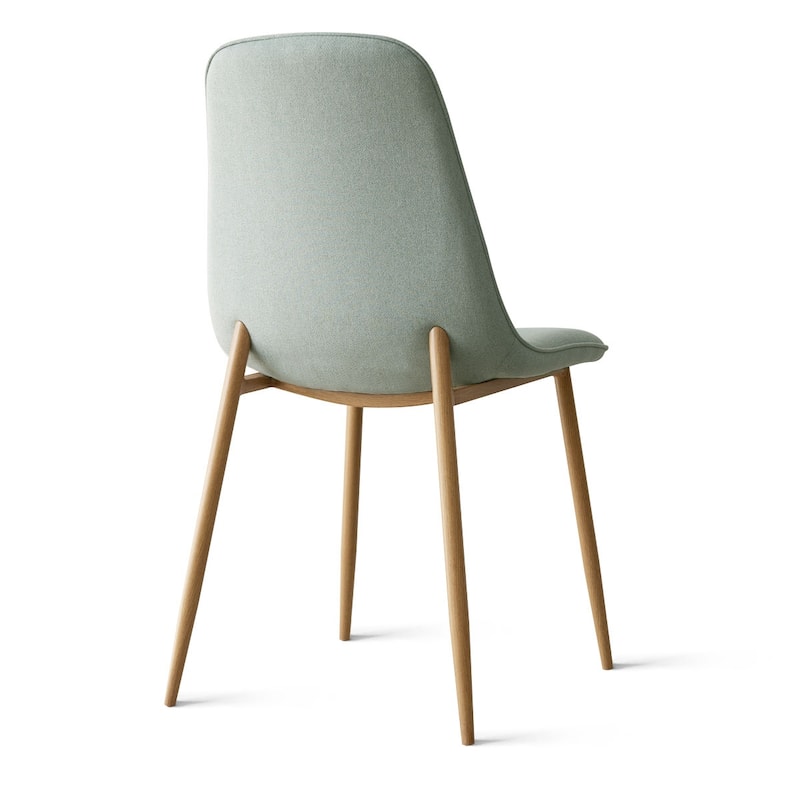 Mid-Century Solid Back Side Dining Chair (Set of 4)