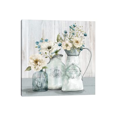 iCanvas "French Garden Flowers I" by Carol Robinson Canvas Print