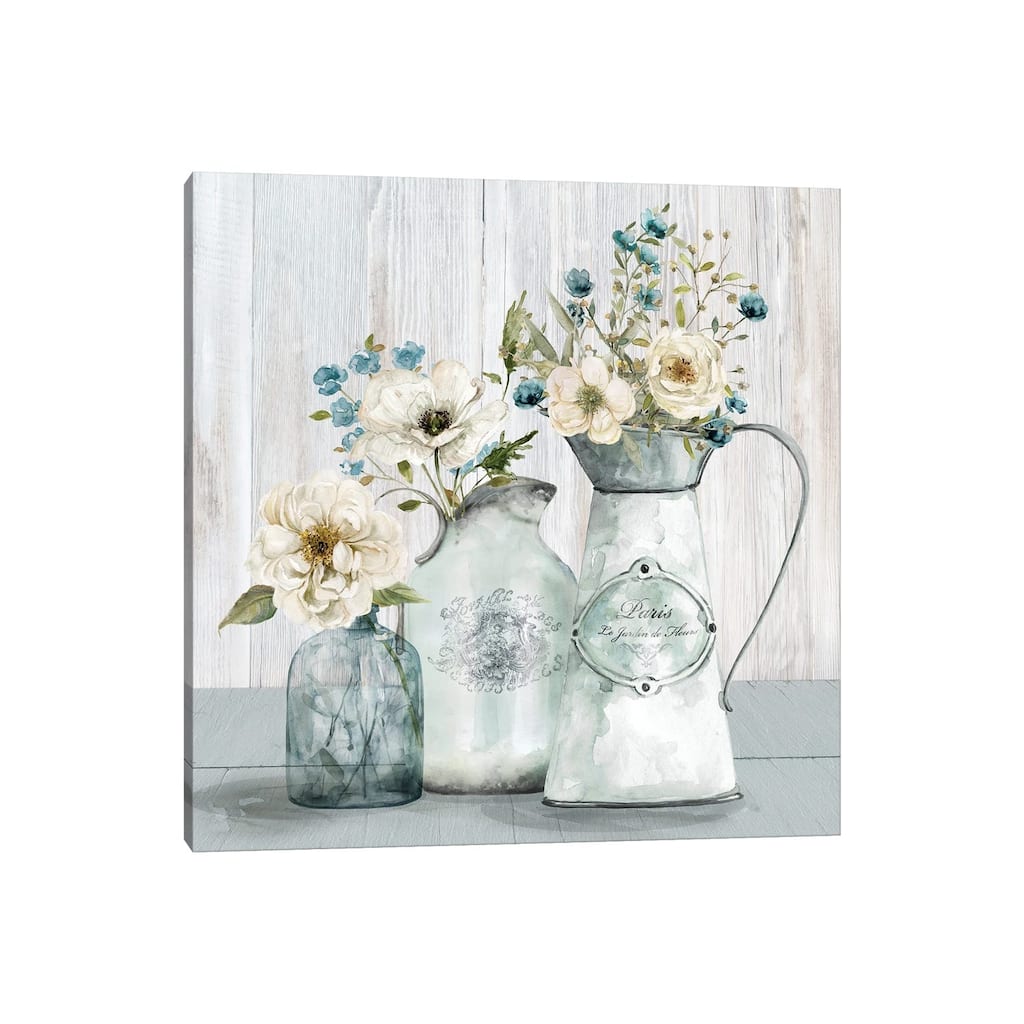 iCanvas "French Garden Flowers I" by Carol Robinson Canvas Print