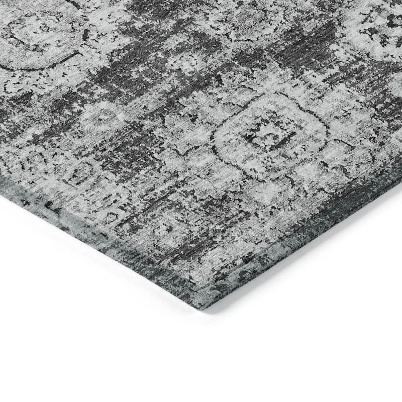 HomeRoots Floral Transitional Rectangle Outdoor Rug