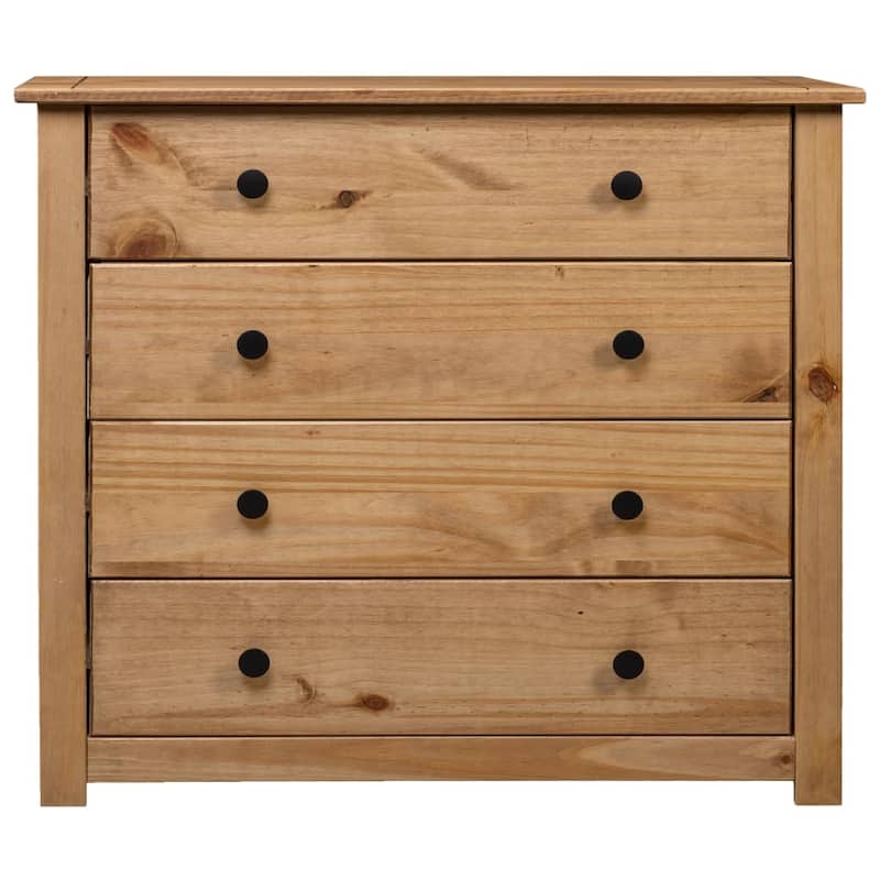 vidaXL Sideboard Storage Cabinet Drawer for Bedroom Side Cabinet Panama Range - 31.5" x 15.7" x 28.7"
