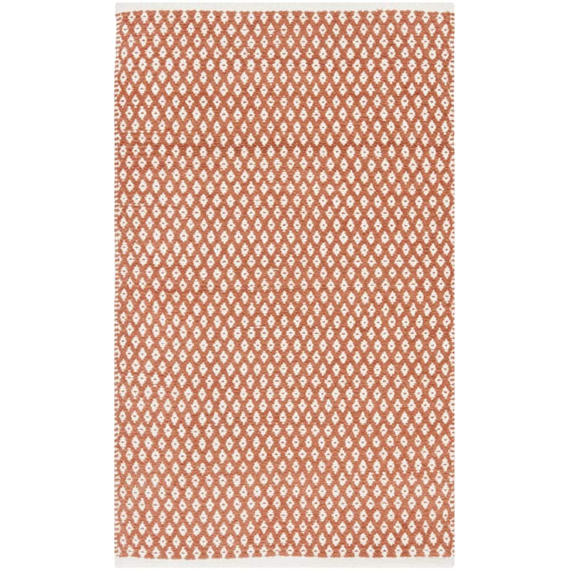 SAFAVIEH Handmade Boston Shirine Coastal Cotton Flatweave Rug