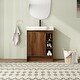 preview thumbnail 11 of 26, Jentoria 28" Bathroom Vanity with Sink, Mini FreeStanding Bathroom Vanity with Soft Close Door and Adjustable shelf