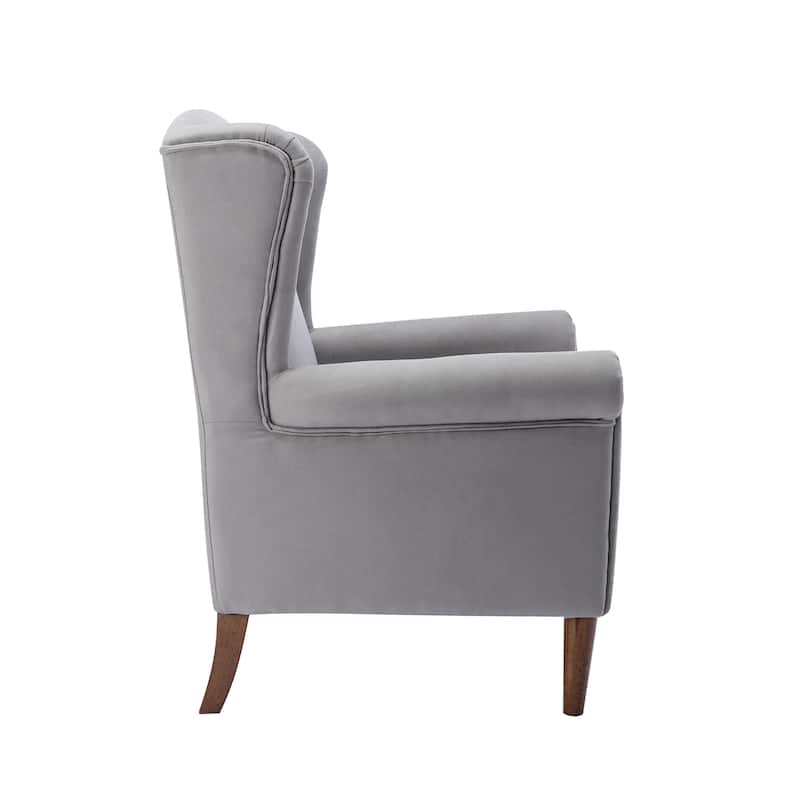 Porthos Home Jacy Accent Chair, Fabric Upholstery, Rubberwood Legs