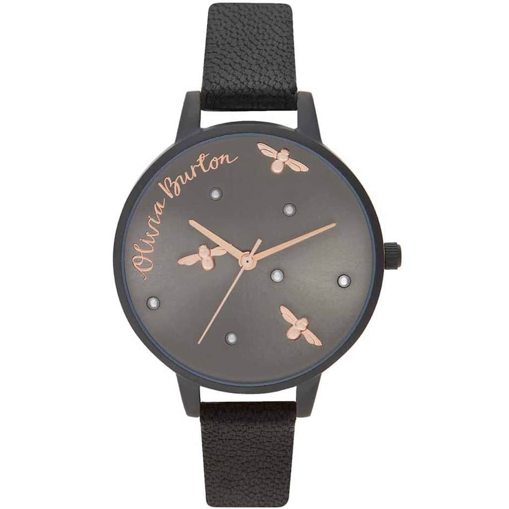 Olivia Burton Women's Pearly Queen Black Dial Watch - OB16PQ02 - 6 (36)
