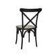 preview thumbnail 38 of 38, Colmar Classic Traditional X-Back Wood Rattan Dining Chair, Natural (Set of 2) by JONATHAN Y