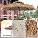 preview thumbnail 5 of 4, Gymax 10 ft Thatched Tiki Patio Umbrella Beach 2 Tier Hawaiian Pool
