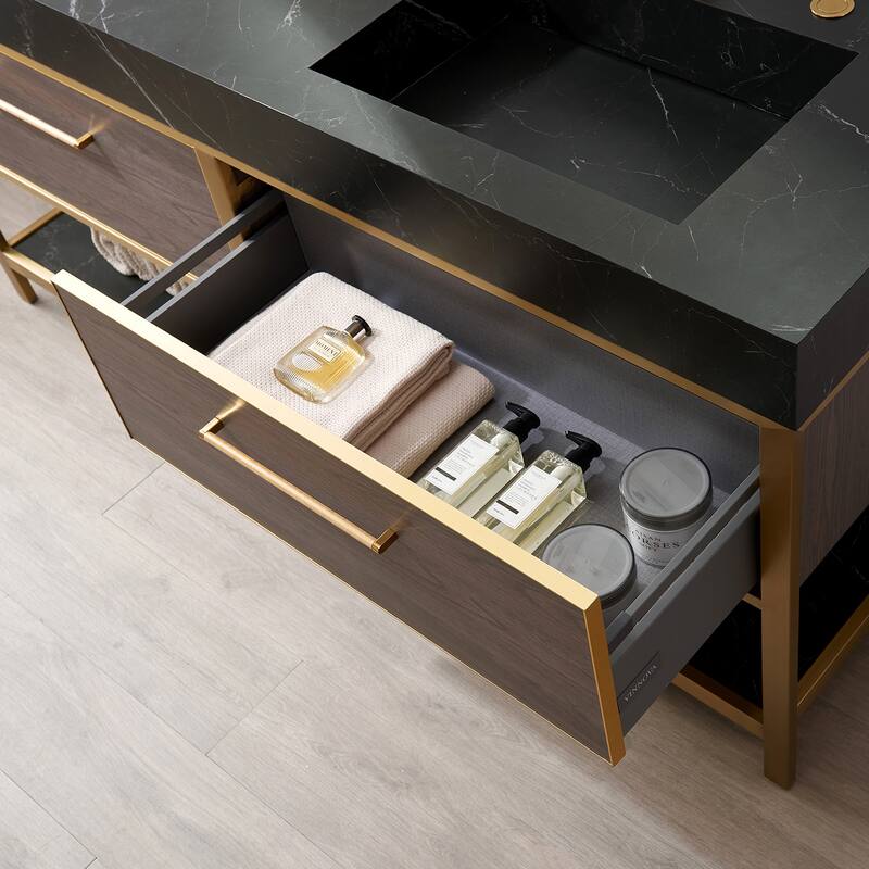 Segovia Bath Vanity with Sintered Stone Top