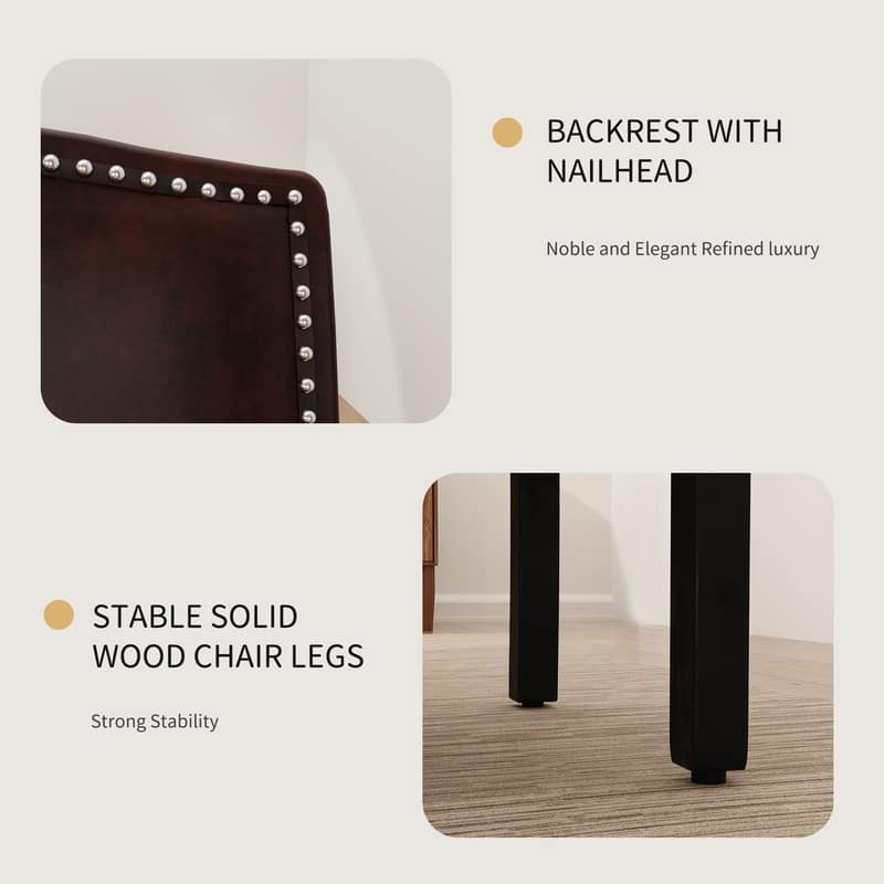 Dining Chairs With Upholstered Fabric (Set of 4)