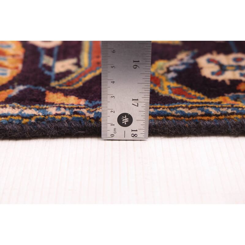 ECARPETGALLERY Hand-knotted Anatolian Vintage Dark Navy Wool Rug - 4'5 x 7'2