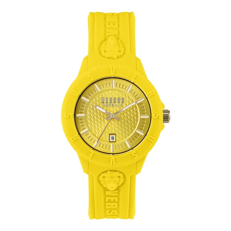 Versus Versace Tokyo R Strap Watch - Yellow