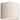 Markor Collection One-Light Ecru Linen Shade Transitional Pendant - 12 in x 12 in x 10 in
