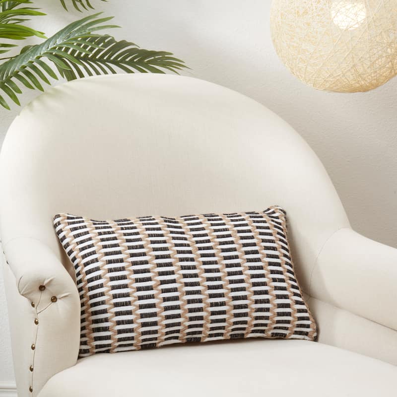 Textured Weave Throw Pillow