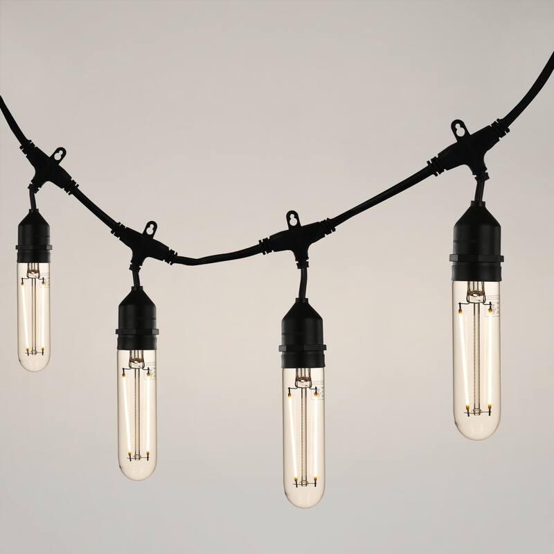 Light Society Set of 6 Sovana T10 / 4.9" Clear LED Filament Light Bulbs