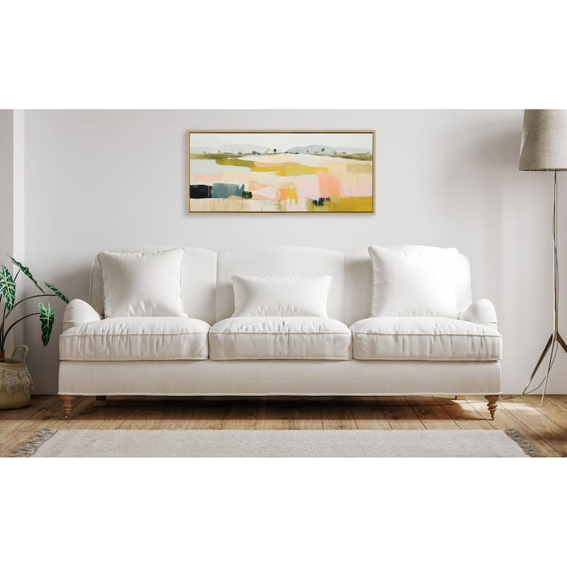 Kate and Laurel Sylvie Quaint Vista I Framed Canvas by Amy Lighthall