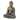 14" Bronze Contemporary Sitting Buddha Statue
