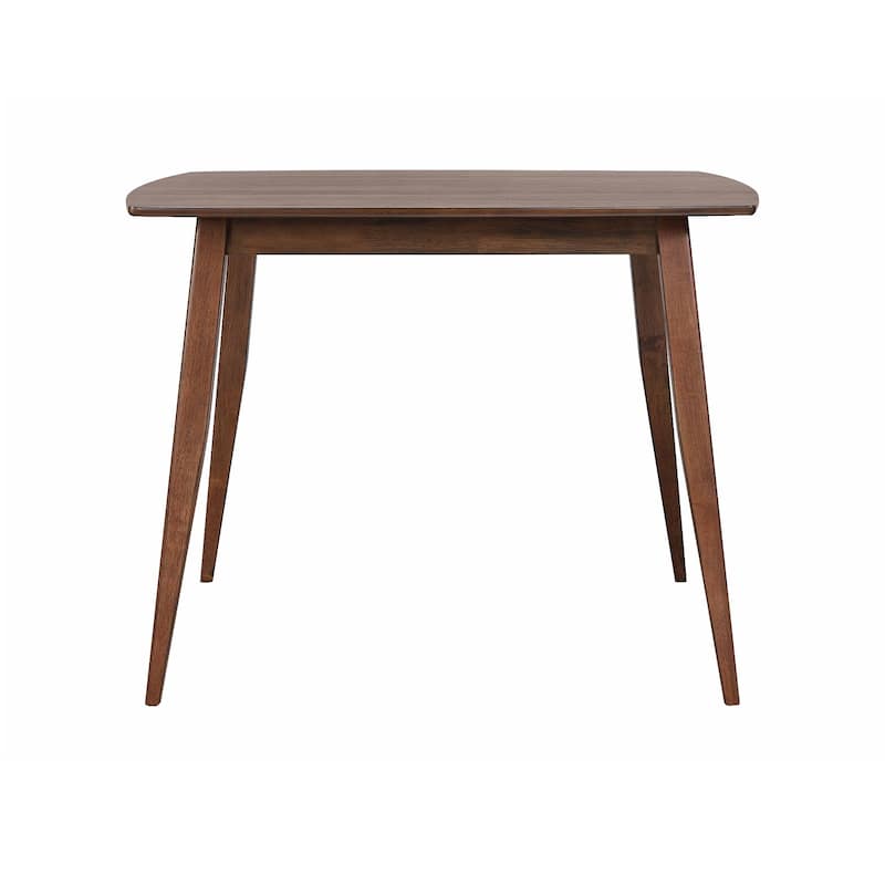 Square Wooden Dining Table - 48" - Walnut Finish
