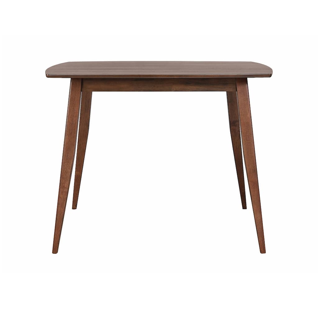 Square Wooden Dining Table - 48" - Walnut Finish