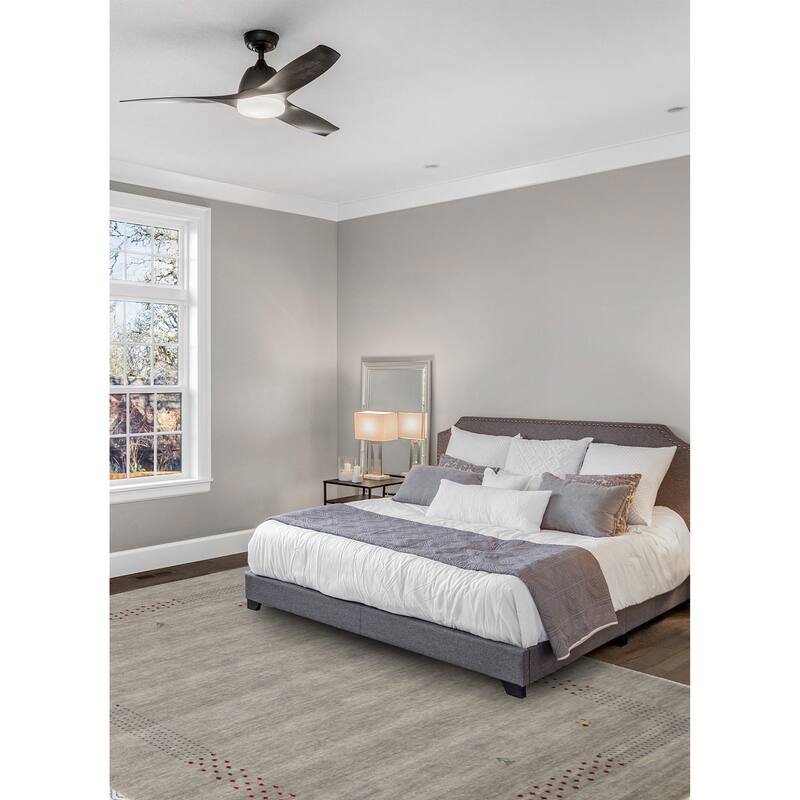 ECARPETGALLERY Hand Loomed Kashkuli Gabbeh Grey Wool Rug - 5'0 x 7'10