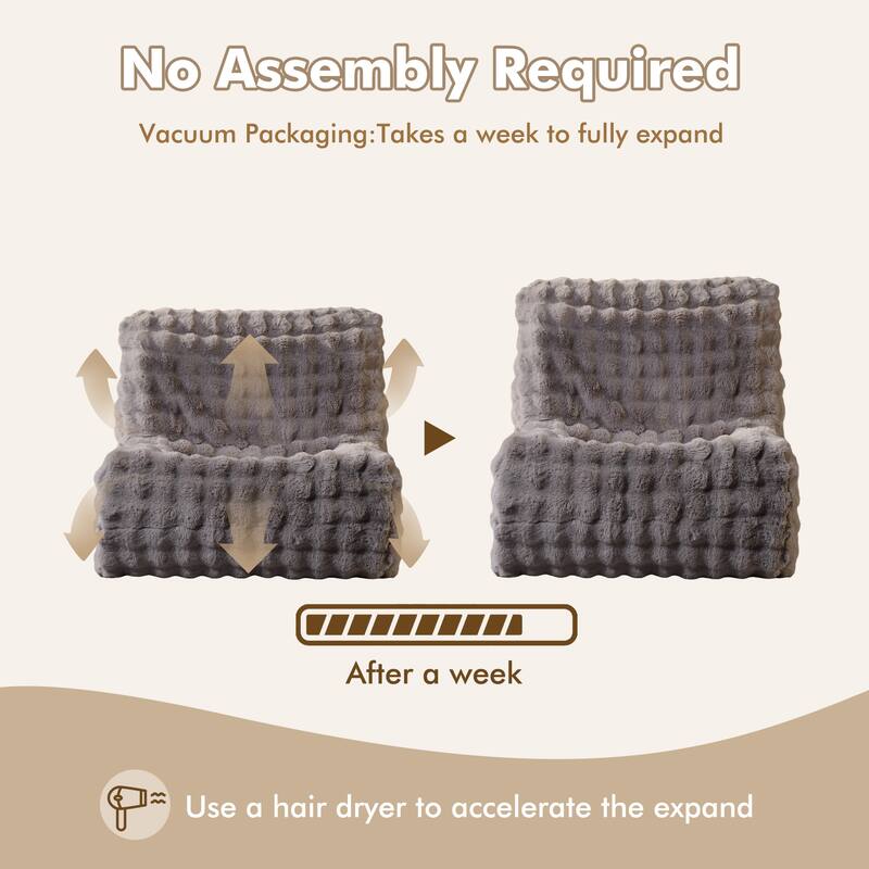 XIZZI Bean Bag Chair for Living Room Soft Plush Lounge Seating