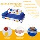 preview thumbnail 16 of 28, 10-Piece Modular Convertible Kids Play Couch Sofa Set with Removable Velvet Covers