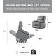 preview thumbnail 38 of 37, Leather Power Lift Recliner with Heat & Massage
