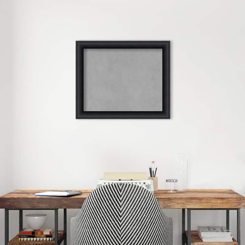 Framed Magnetic Board, Nero Black