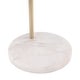 preview thumbnail 16 of 25, Marcel Contemporary Floor Lamp with Glass Shade and Marble Base