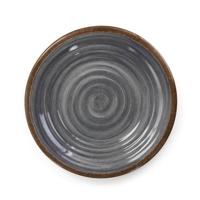 Melamine Dinnerware 12 Piece Set in Galaxy Swirl