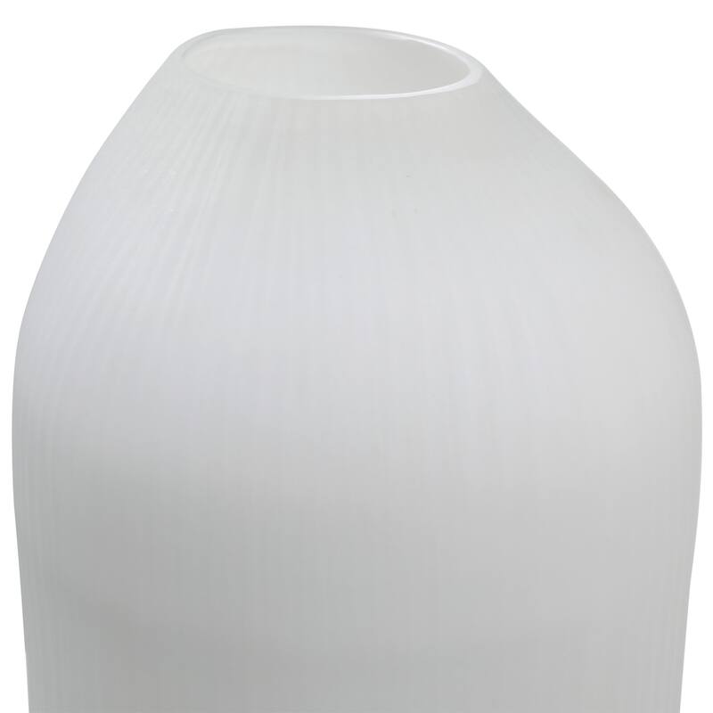 Caleb Vase, White
