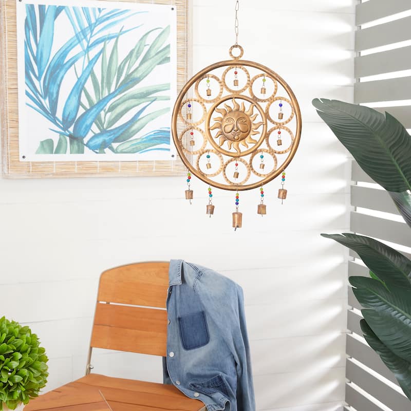 Iron Eclectic Windchime 25 x 14 x 1