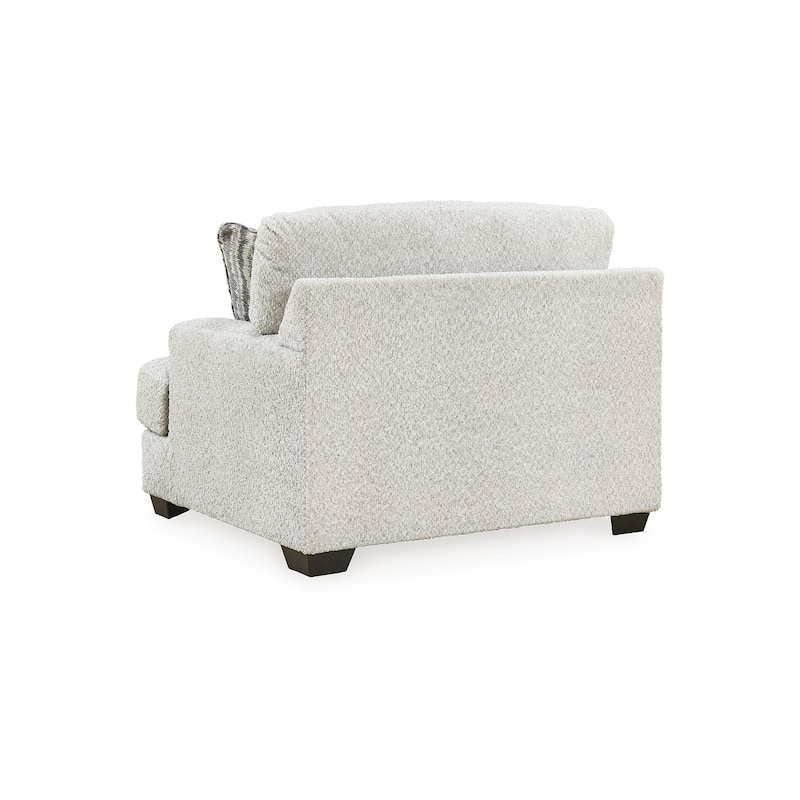 Signature Design by Ashley Brebryan White Oversized Chair - 49"W x 45"D x 39"H