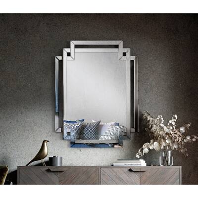Alina Beveled Rectangular Wall Mirror