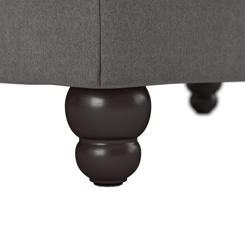 Bush Furniture Coventry Large Upholstered Storage Ottoman