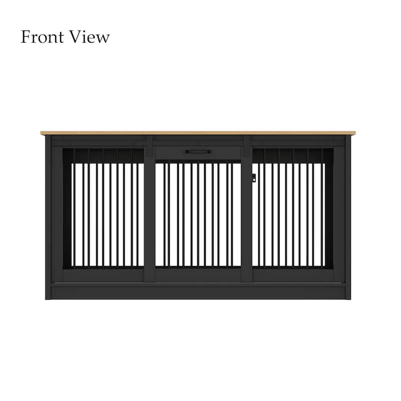 Elegant Dog Sanctuary Spacious Storage Top Secure Versatile Pet Crate
