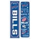 preview thumbnail 2 of 2, 47" Double Sided Seasonal Porch Leaner, Buffalo Bills - 47" x 11.25" Winter