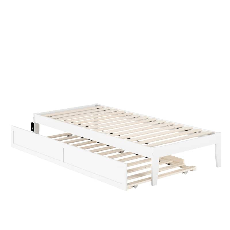 Colorado Bed with USB Turbo Charger and Twin Extra Long Trundle