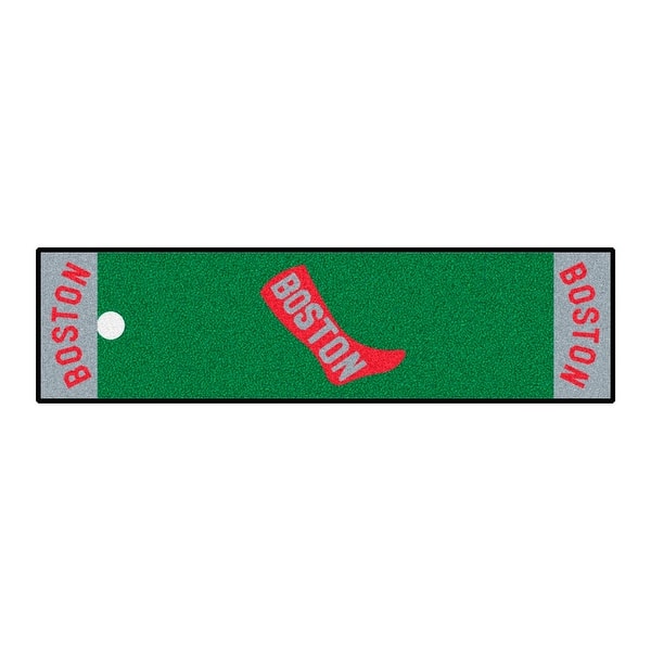 MLB - Boston Red Sox Retro Collection Putting Green Mat - 1.5ft. x 6ft. - ( 1908) - 1.5ft. X 6ft. - Bed Bath & Beyond - 32066581