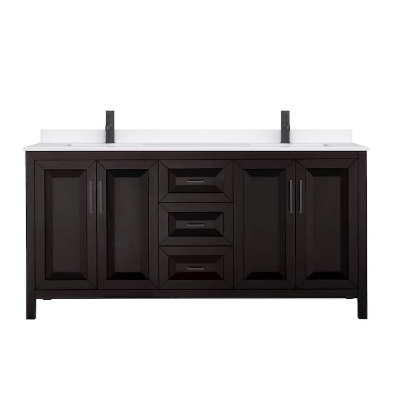 Wyndham Collection WCV252572D-QTZ-UNSMXX Daria 72" Free Standing