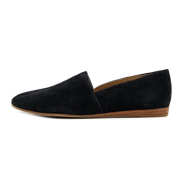 franco sarto black suede flats
