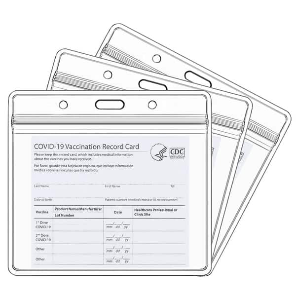 vaccine card sleeve ID or Vaccine Card Holder – VIDA main image 1