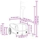 preview thumbnail 9 of 31, vidaXL Bike Trailer Kids Bicycle Cargo Trailer Cart Wagon with Tow Bar Iron
