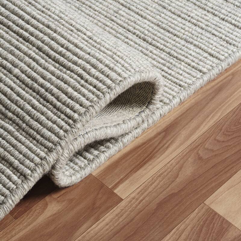 Haven Transitional Striped Handmade Wool Indoor Area Rug by Sevita