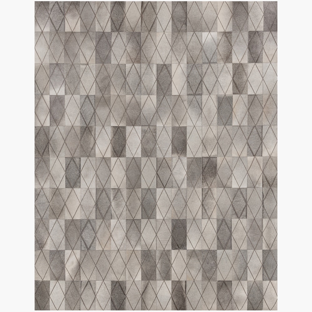 Ben Soleimani Arlequin Hide and Viscose Hand Woven Rug