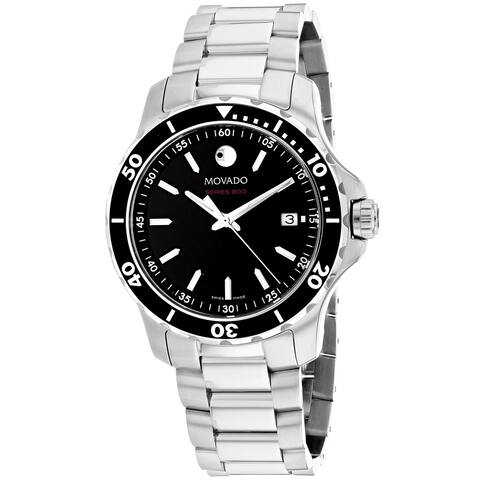 Movado Men's Black dial Watch - One Size