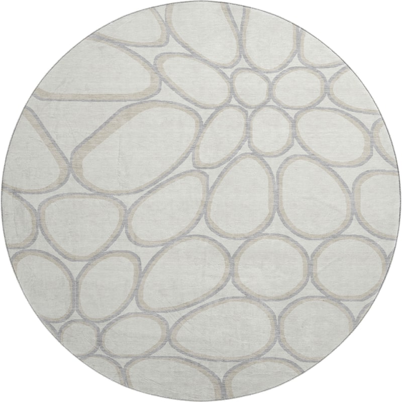 Premium Washable Super Soft Contemporary Bubble Mayfield Rug