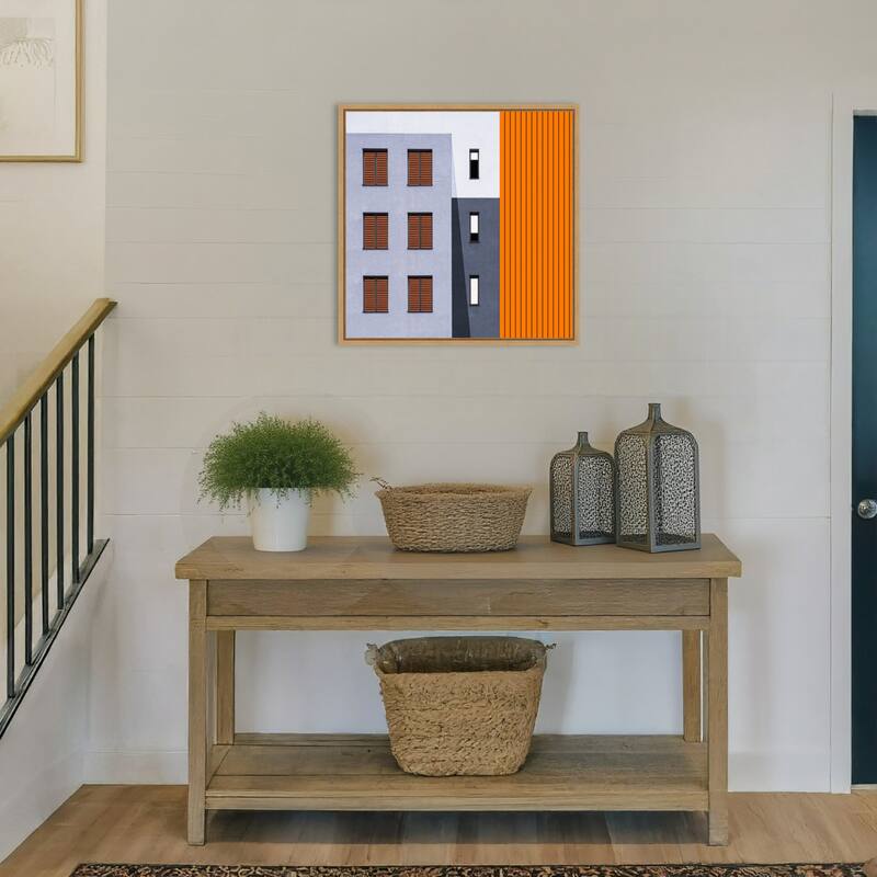 Facade by Inge Schuster Framed Canvas Wall Art Print