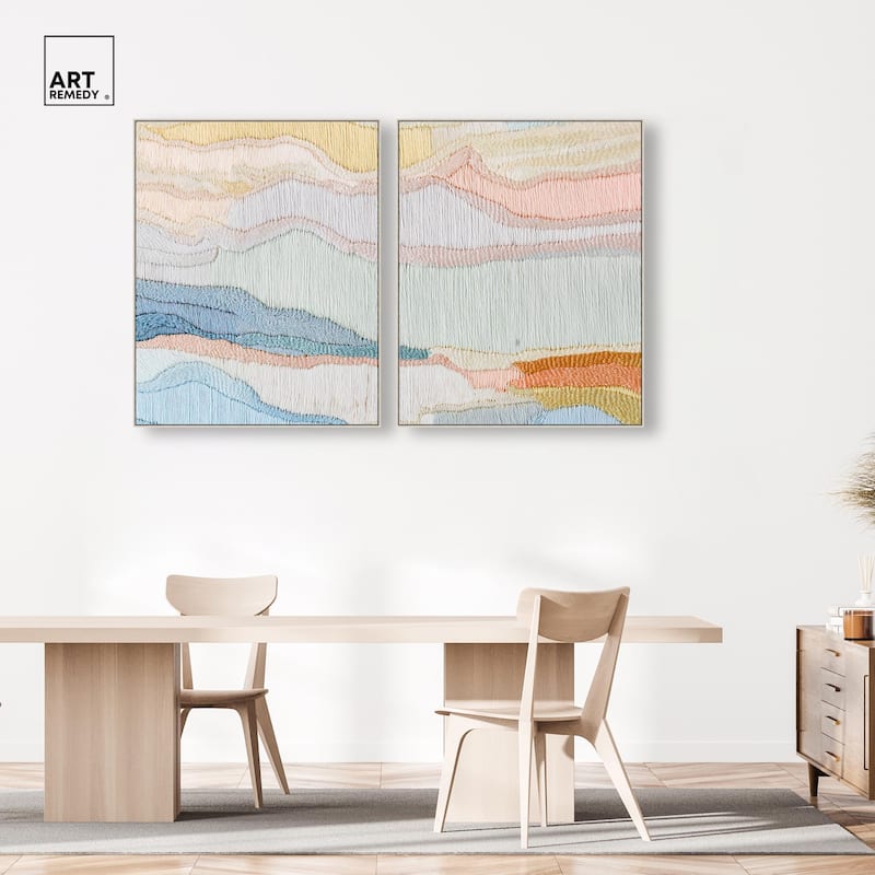Gentle Breeze II Canvas Set of 2 by Art Remedy